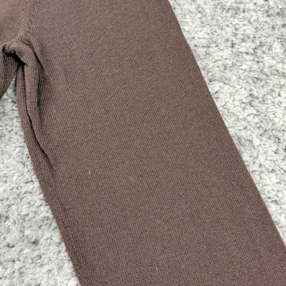 Pendleton Petite Women's L Brown 100% Merino Wool Mock Neck Sweater Pullover - Picture 8 of 13